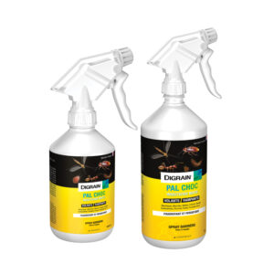Bidon DIGRAIN PAL CHOC, insecticide professionnel volants rampants pour habitations et locaux, en 500 ml et 1 L