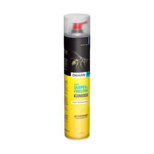 Aérosol DIGRAIN spray anti guêpes frelons présenté de face, insecticide à jet longue portée