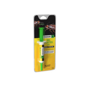 Seringue de gel anti-cafards DIGRAIN IGR 10 g prête à doser pour traiter blattes germaniques et orientales