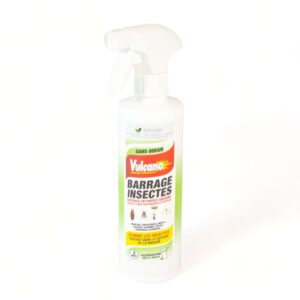 Flacon de spray barrage insectes 500 ml avec son pulvérisateur pour traiter portes et plinthes