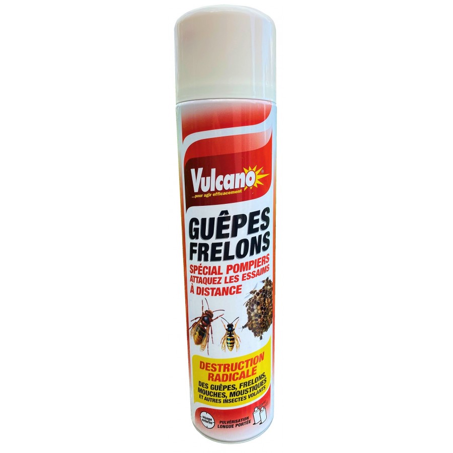 Spray guêpes frelons en aérosol longue portée pour traiter un nid à distance