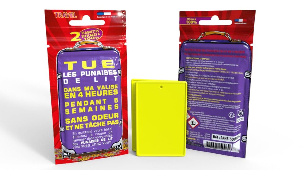 Plaquettes anti-punaises de lit 4H, diffuseurs pour traitement choc d'une chambre